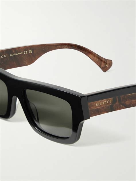 gucci sunglasse dark putine|Gucci Eyewear rectangle.